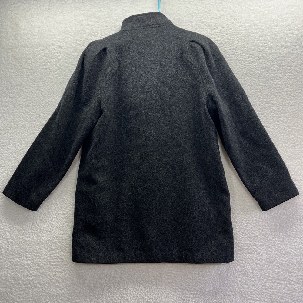 International Scene Coat Womens 7/8 Gray Wool Blend Yogoslavia Classic Vintage - Picture 14 of 16